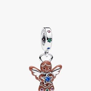 Pandora Gingerbread Angel Dangle Charm *NEW*